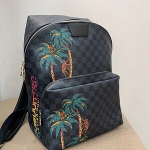 Louis Vuitton Backpack Damier Cobalt
